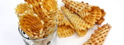 вафельные трубочки. Шаг 12