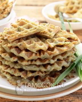 Вафли из картофеля с укропом