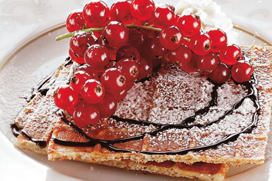 Рецепт вафель с горячим шоколадом