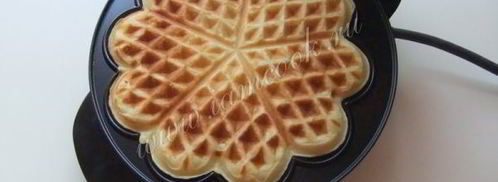 вафли с рисовой кашей и киселем. Шаг 10