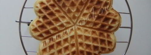 вафли с рисовой кашей и киселем. Шаг 11