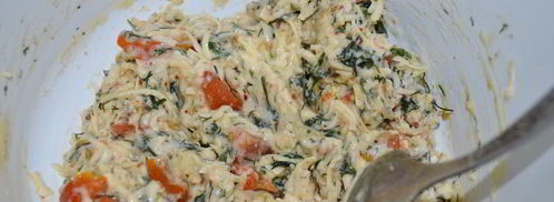 вафли с сыром и помидором. Шаг 4