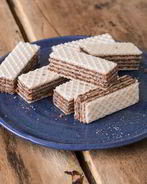 Вафли с вареной сгущенкой