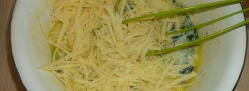 вафли со шпинатом, сыром и семгой. Шаг 3