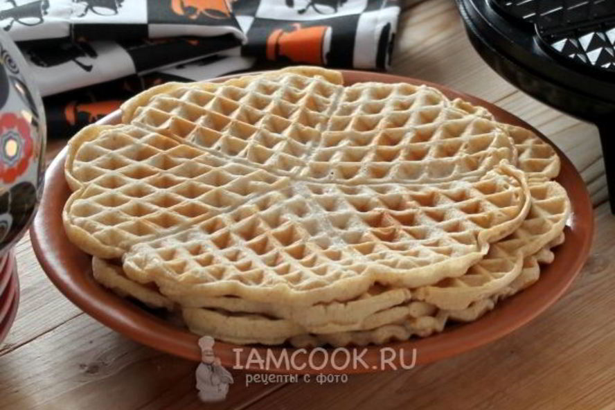 Рецепт вафель цельнозерновых
