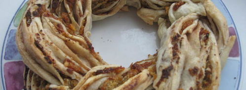 венок-рулет кранч. Шаг 8