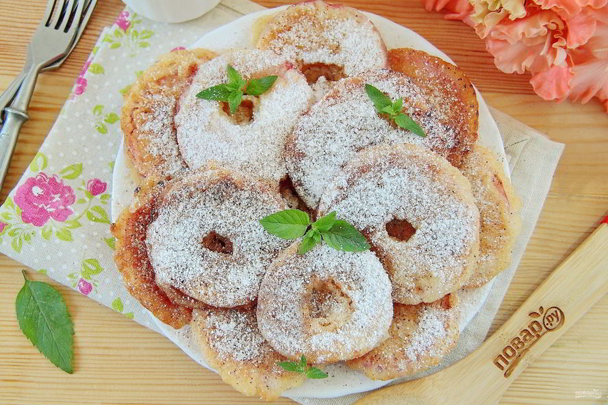 Рецепт яблок в тесте