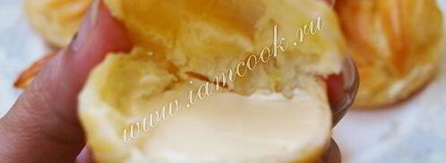 профитроли с красной икрой. Шаг 8