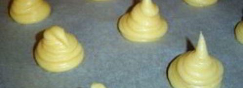 профитроли с красной рыбой. Шаг 2