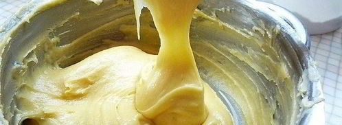 профитроли с пармезаном и муссом из крабового мяса. Шаг 5