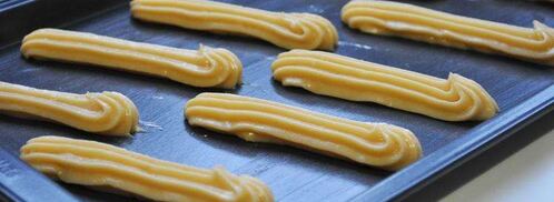 шоколадные пирожные эклеры с заварным кремом. Шаг 9