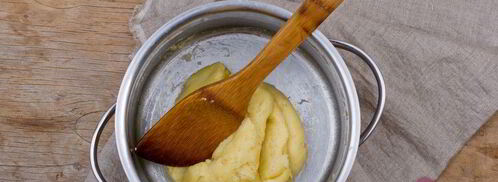 тесто заварное для эклеров. Шаг 2