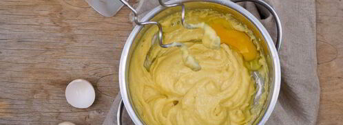 тесто заварное для эклеров. Шаг 3