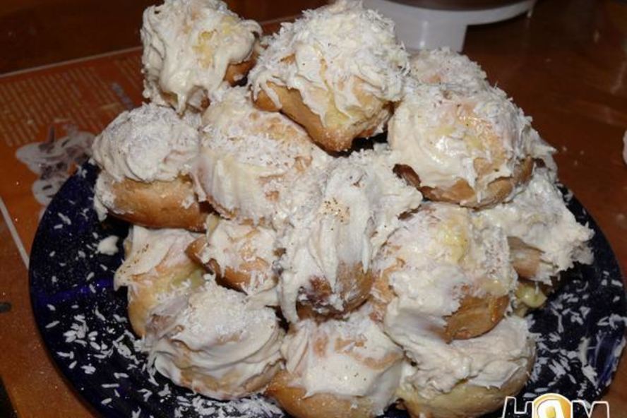 Рецепт торта башня из профитролей