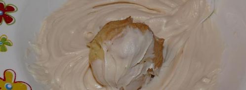 торт башня из профитролей. Шаг 6