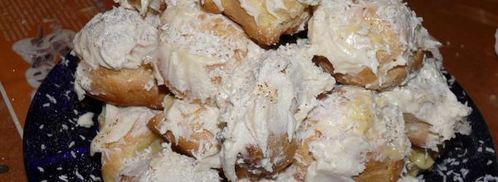 торт башня из профитролей. Шаг 7