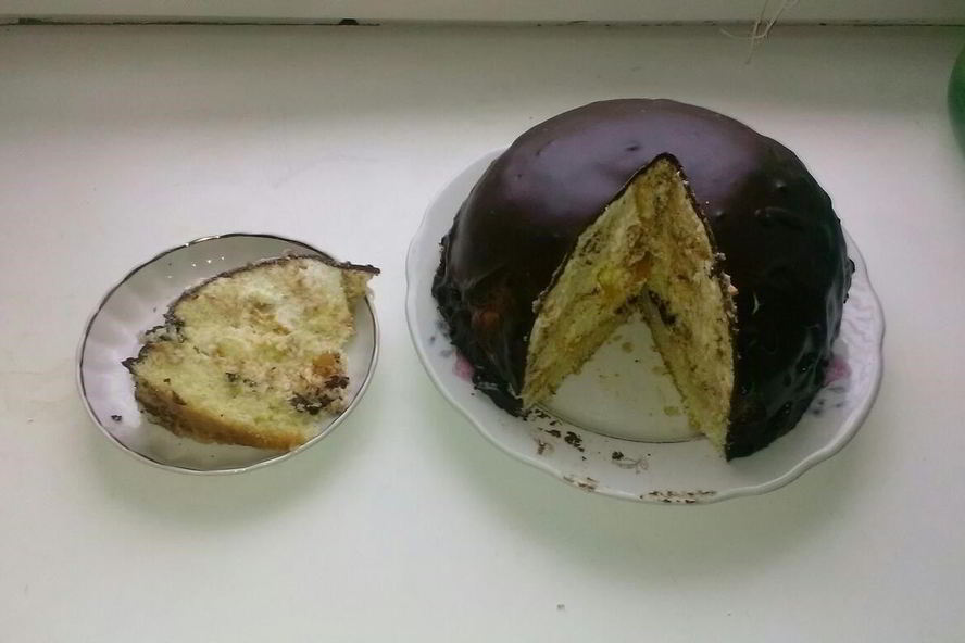 Рецепт торта-елочки из профитролей с кремом тирамиссу