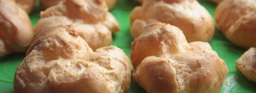 торт из профитролей с вишней и шоколадом. Шаг 7