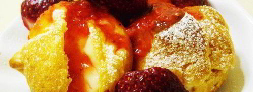 весенние профитроли. Шаг 12