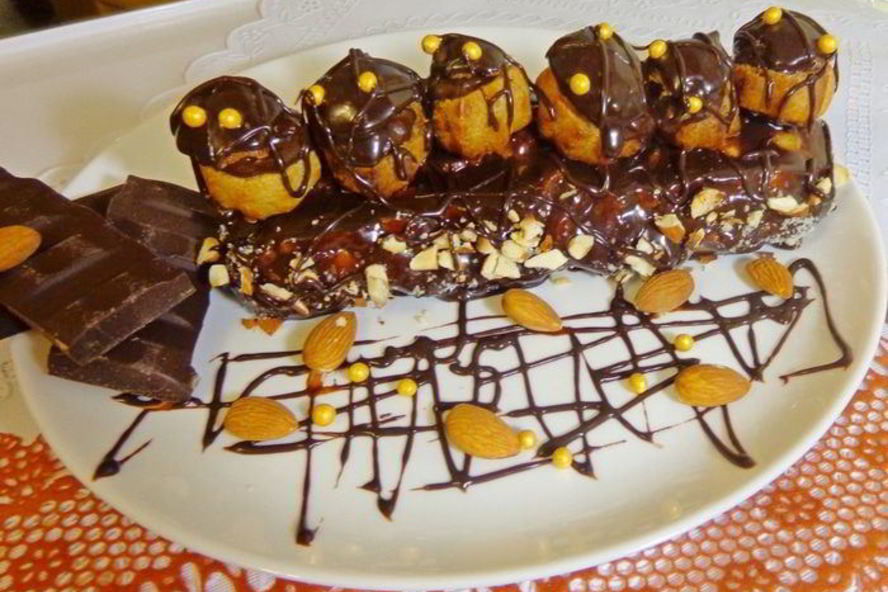 Рецепт эклера праздничного