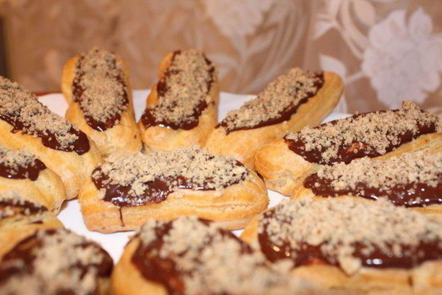 Рецепт эклеров, их же заварные пирожные