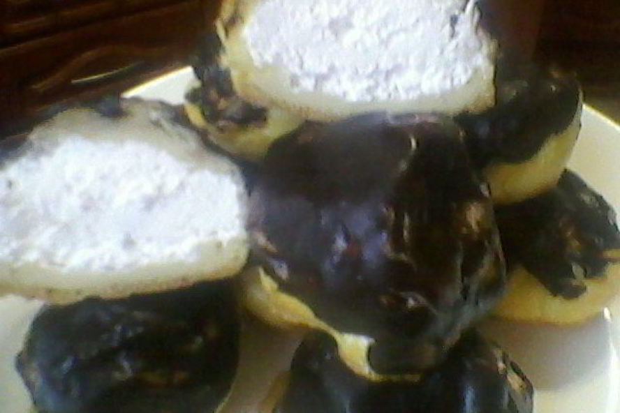 Рецепт эклеров с бананово-йогуртовым кремом