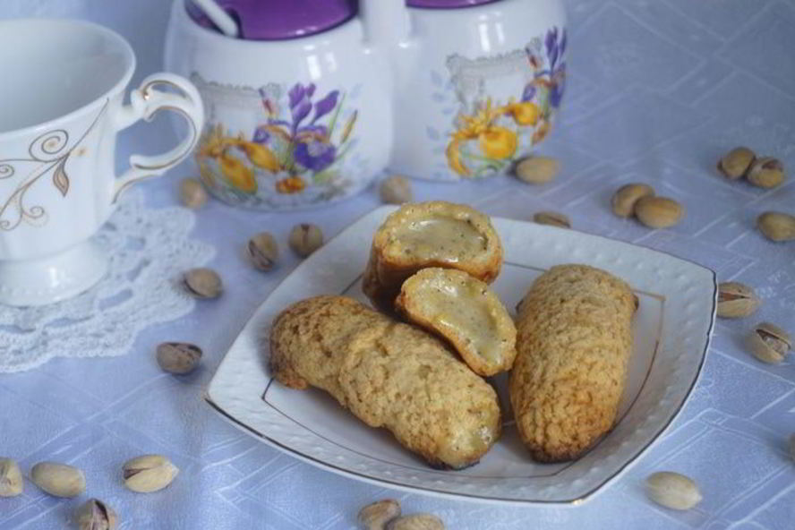 Рецепт эклеров с фисташковым кремом