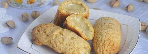 эклеры с фисташковым кремом. Шаг 11