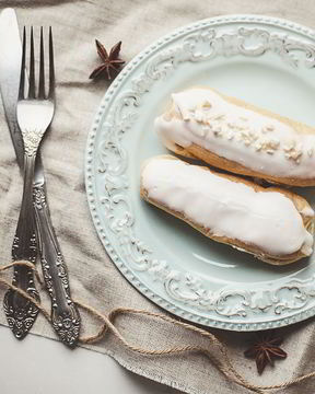 Эклеры с масляным кремом