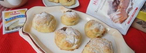 эклеры с шоколадным кремом. Шаг 11