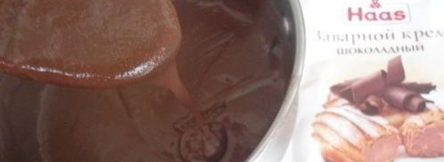 эклеры с шоколадным кремом. Шаг 8