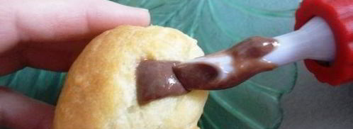 эклеры с шоколадным кремом. Шаг 10