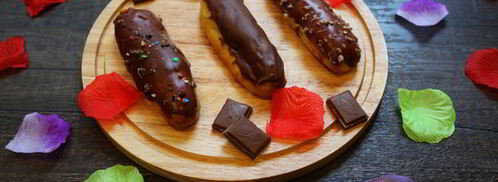 эклеры с заварным кремом. Шаг 9