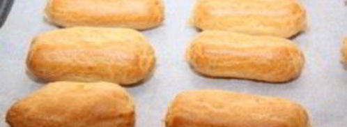 эклеры со сливочным кремом. Шаг 8