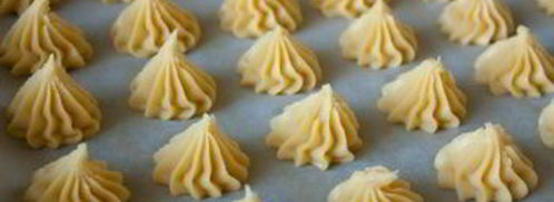 закусочные профитроли со сливочным кремом и креветками. Шаг 3