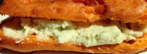 закусочные томатные эклеры с кремом из моцареллы. Шаг 12