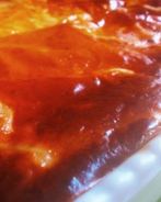 Картофельная запеканка с куриным фаршем и грибами