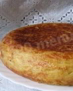 Картофельная запеканка с сосисками