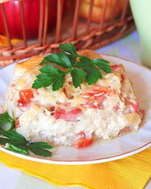 Картофельная запеканка в мультиварке Редмонд