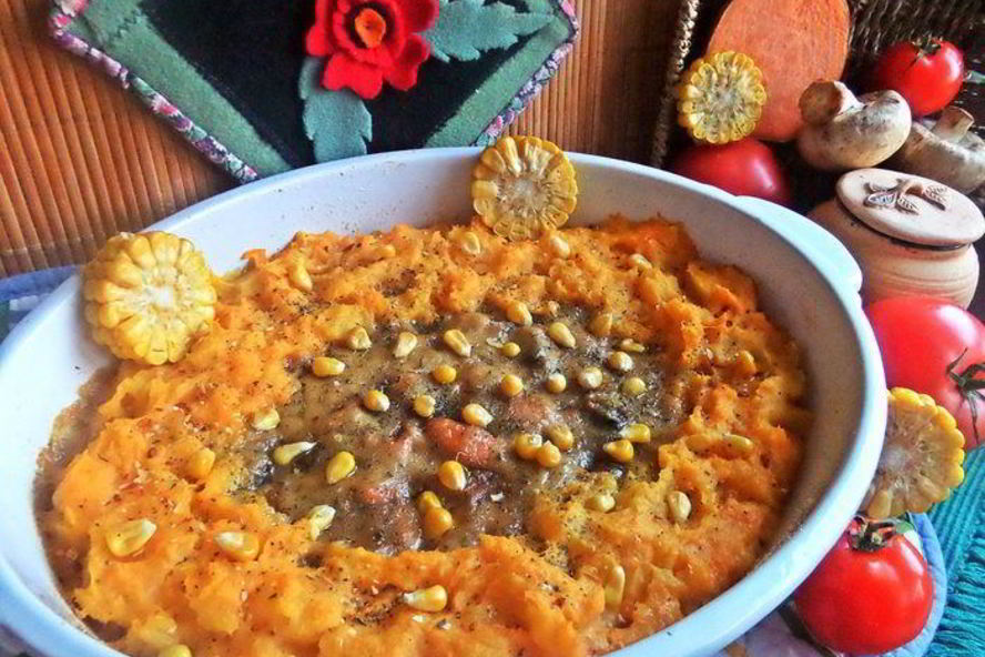 Рецепт картофельно-рыбной запеканка под соусом бешамель