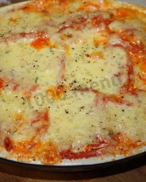 Мясная запеканка с кабачками и помидорами в духовке