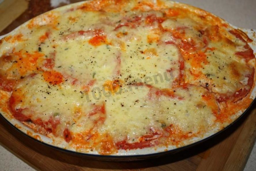 Рецепт мясной запеканки с кабачками и помидорами в духовке