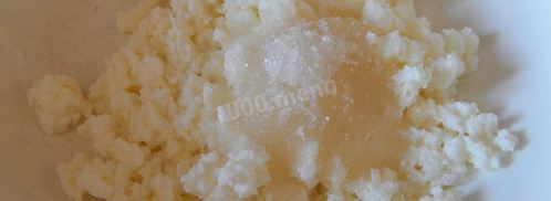 творожная запеканка с овсяными хлопьями. Шаг 2