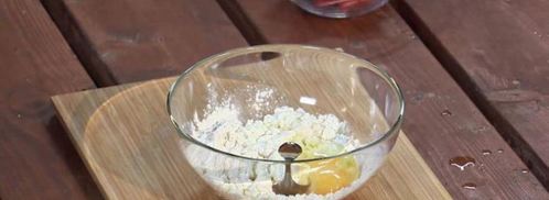 творожная запеканка со шпинатом. Шаг 2