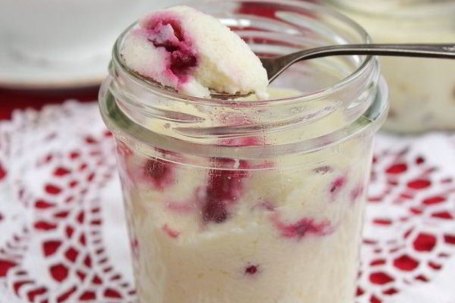 Рецепт творожной запеканки в банке за 15 минут