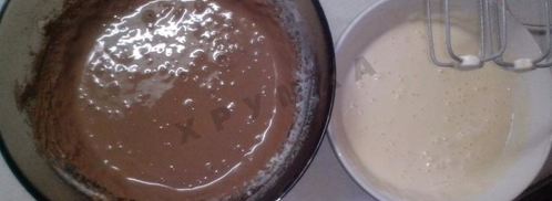 творожная запеканка зебра со сметанной заливкой. Шаг 2