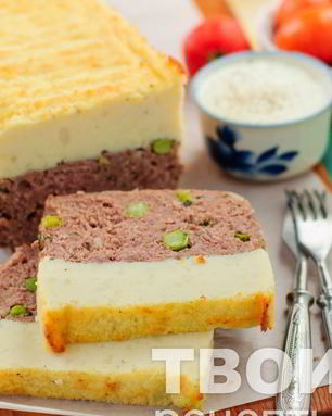 Запеканка из фарша в духовке