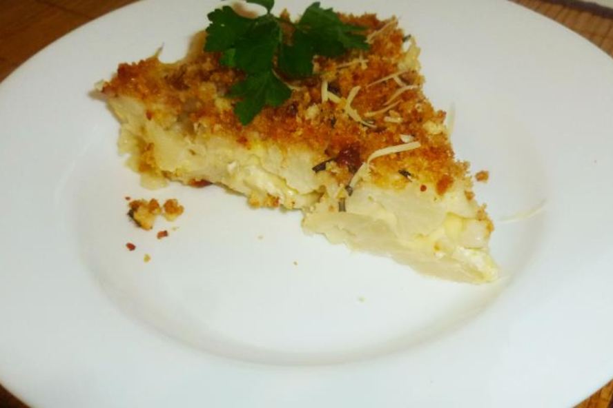 Рецепт запеканки из макарон и цветной капусты