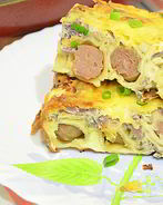 Запеканка из пельменей