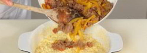 запеканка из риса с фаршем. Шаг 7